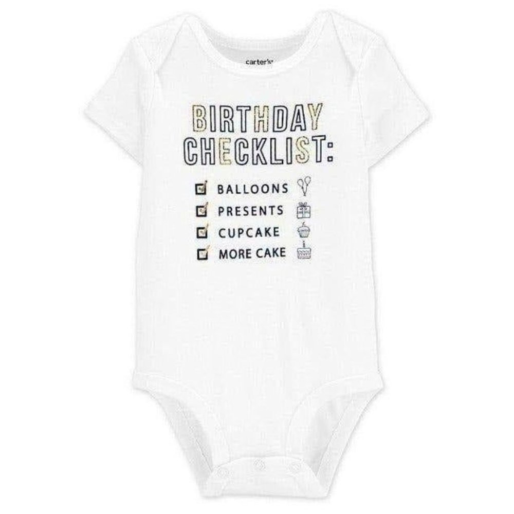 First birthday baby onesie